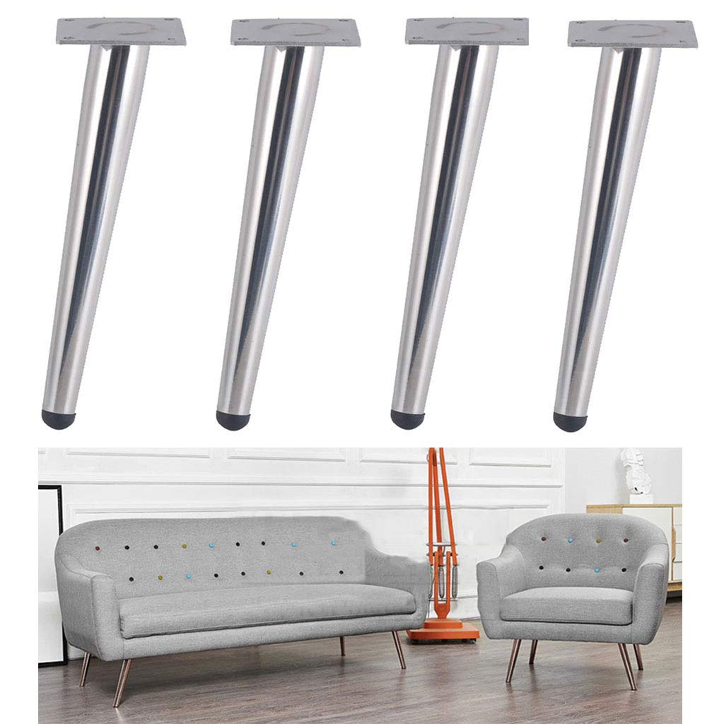 Nwhj Silver Furniture Supports Long Legs Metal Stainless Steel