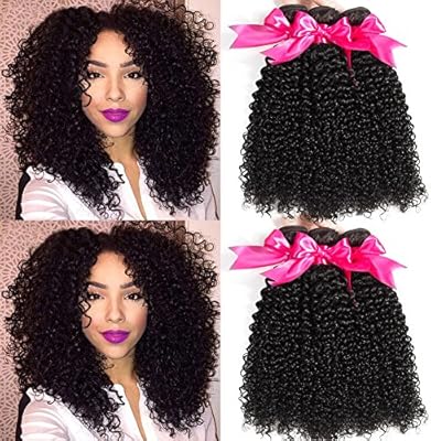 Hermosa 10a Brazilian Curly Hair 3 Bundles 12 14 16inch Good