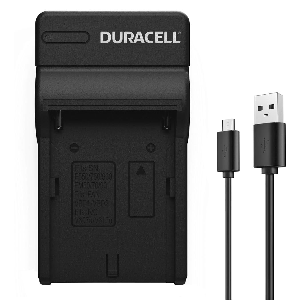 Duracell DRS5960 Charger with USB Cable