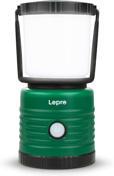 Lepro 1100 Lumen Battery Camping Lantern Dimmable Warm White Daylight Power