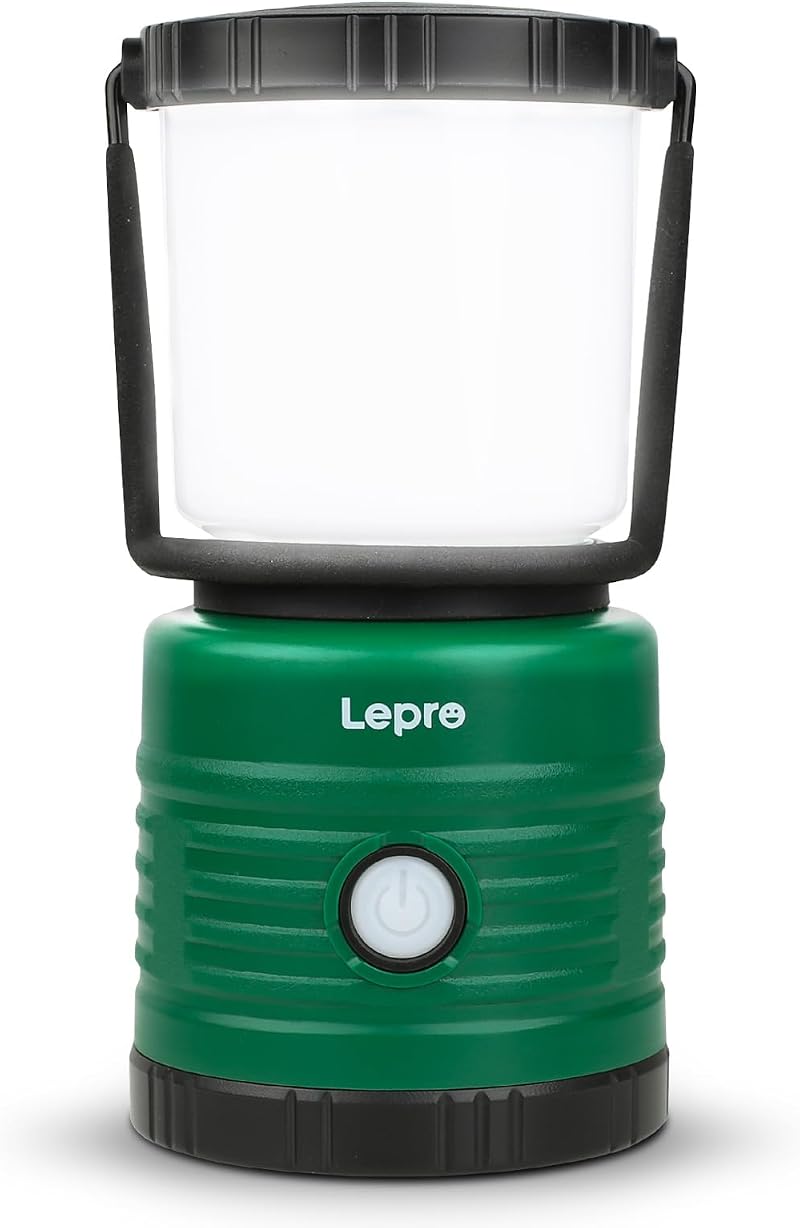 Lepro 1100 Lumen Battery Camping Lantern Dimmable Warm White Daylight Power