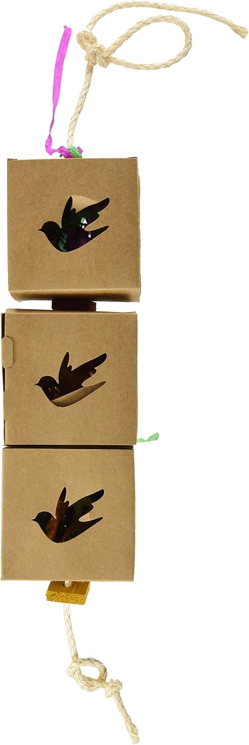 Featherland Paradise, Food Grade Chipboard Foraging Boxes, Bird Toy Great for Exercise & Feeding