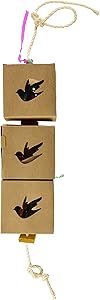 Featherland Paradise, Food Grade Chipboard Foraging Boxes, Bird Toy Great for Exercise & Feeding