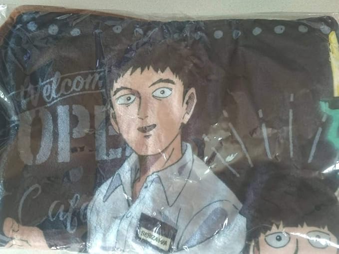 Amazon Co Jp モブサイコ100 Ii Prontoコラボカフェ ブランケット 茂夫 霊幻 芹沢 エクボ ホビー