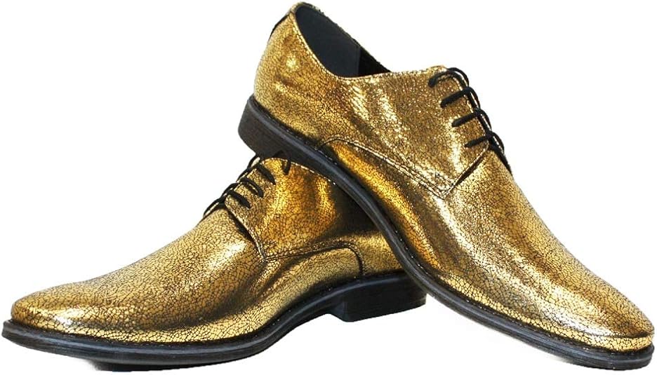gold patent leather shoes