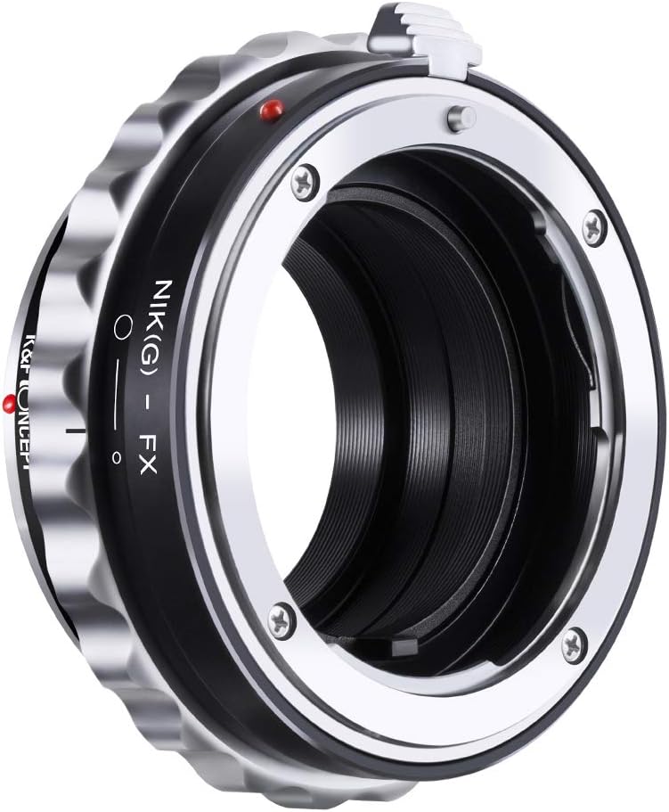 Nikon to Fuji X Adapter,K&F CONCEPT Lens Mount Adapter with Aperture Control Ring for Nikon Nikkor G AI F Mount Lens to Fujifilm Fuji X FX Mount Camera for Fuji XT2 XT20 XE3 XT1 X-T2 - Image 3