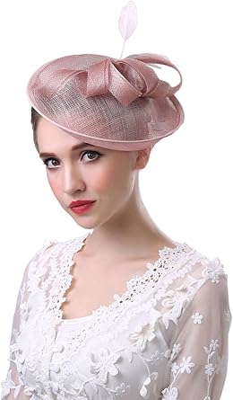 pink wedding hats fascinators