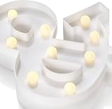 Auraglow LED Alphabet Letter & Number Lights Battery Powered 4 Hour Timer view 8
