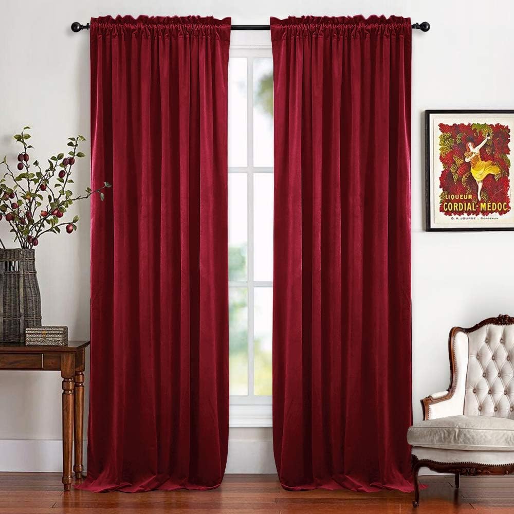 Best Absolute Zero Velvet Room Darkening Home Theater Curtain Panel