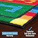 Flagship Carpets CE191-22W Early Blocks Rug, All 26 Letters Provides a Unique Learning Spot for Everyone, Children's Classroom Educational Carpet, 4' x 6', 48