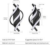 Comely Modern LED Wall Light 22W 2500LM 6500K Black Wall Sconce view 6