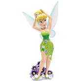 Enesco Disney Showcase Botanical Tinker Bell in Pansies Figurine, 8.11 Inch, Multicolor