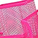 Homecube Space Saving Mesh Office Supplies Desk Organizers/ Pen Holder 3 Sorter Sections Hot Pink