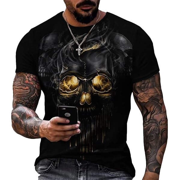 Xtreme Couture Rebel Saint Men's T-Shirt | Affliction Dark Death Biker Graphic Tee - View #5