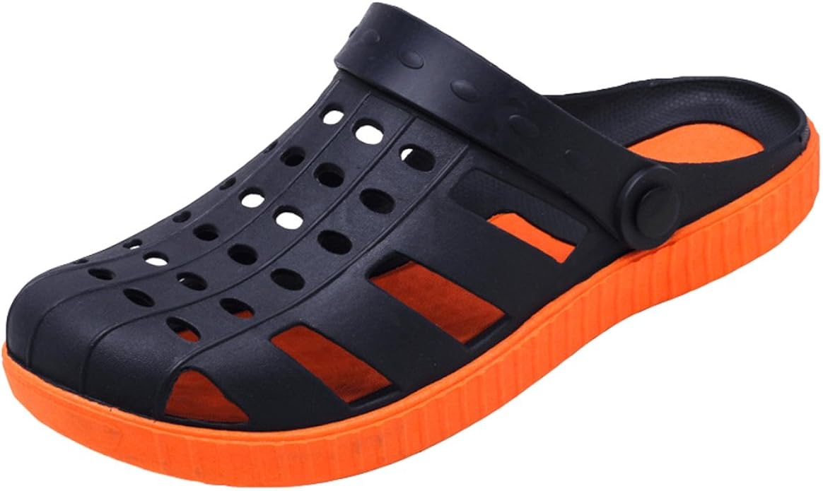 Lvguang Herren Gartenclogs Clogs Schuhe Gartenschuhe Sandalen Freien