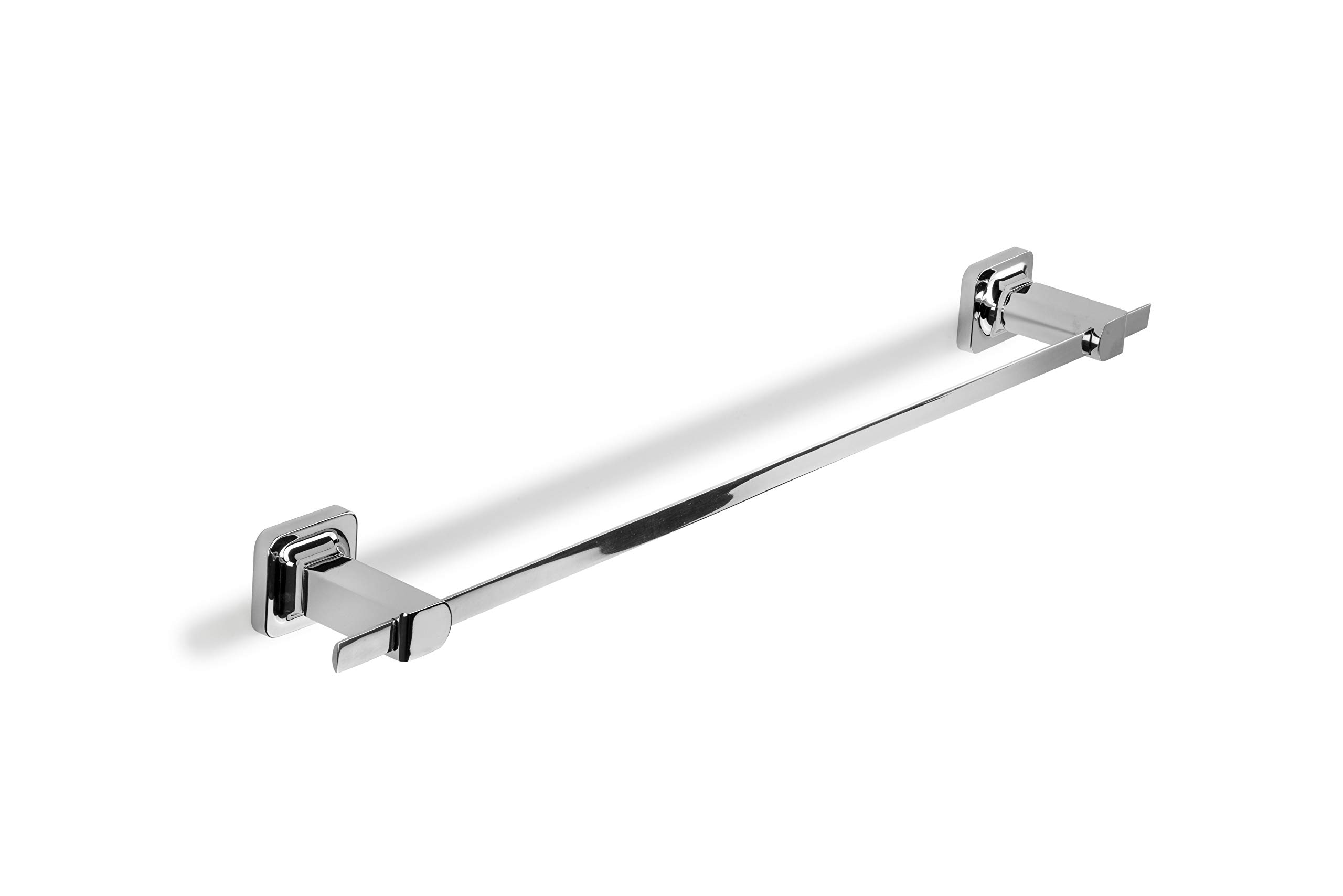 Croydex Flexi-Fix Easy to Fit Shoreditch Towel Rail with Zinc Alloy Construction, Chrome — image 1