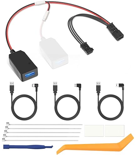 Amazon.com: YQMAJIM DashCam Power Adapter,(3P TypeC) Compatible