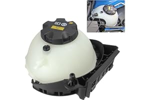 PPNZQAUT Engine Coolant Reservoir Tank w/ Sensor & Cap - Compatible with 2012-2019 BMW 120i, 220i, 228i, 320i, 328i, 420i, 428i, 520i L4 2.0L | Replaces# 17137609469