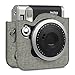 Fintie Protective Case Compatible with Fujifilm Instax Mini 90 Neo Classic Instant Film Camera - Premium Vegan Leather Bag Cover with Removable Strap, Denim Grey