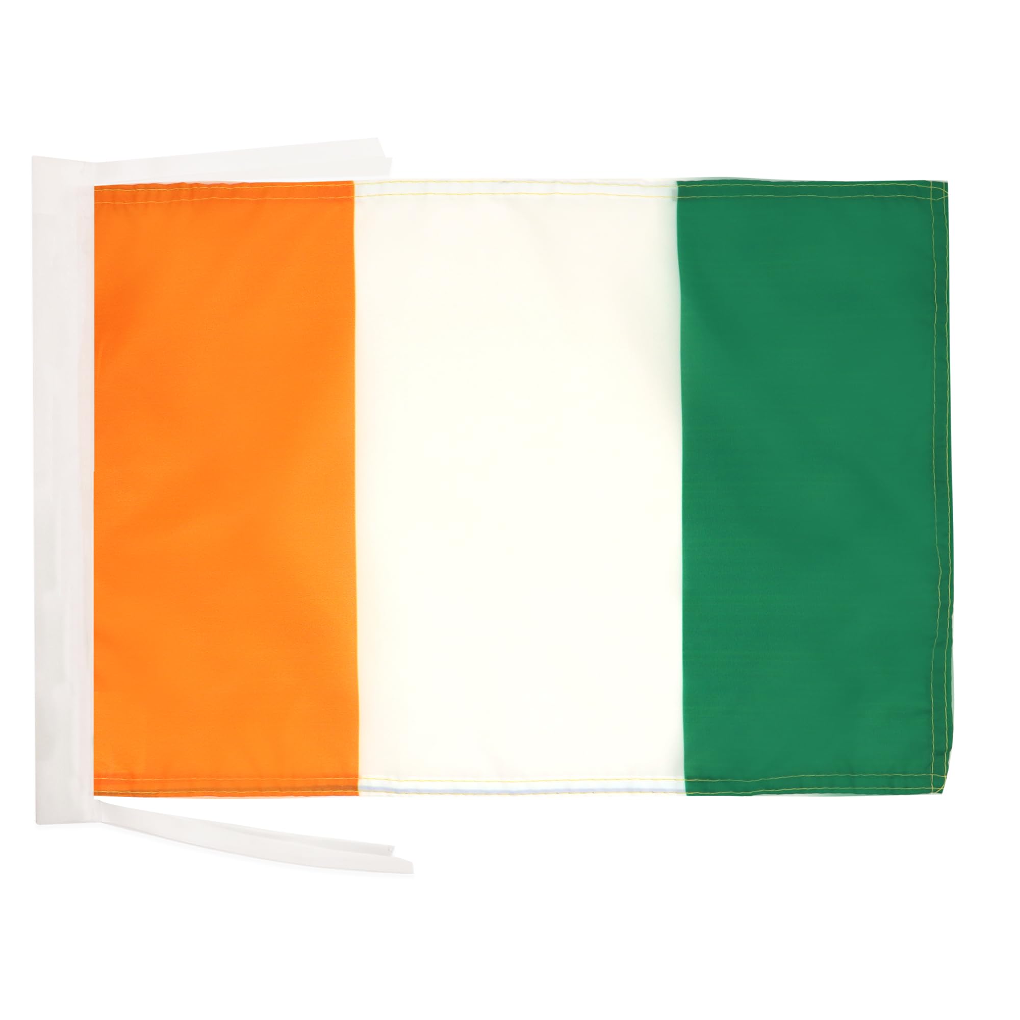 AZ FLAG - Ivory Coast Flag - 18'' x 12'' - 100% Polyester Ivorian Small Banner with Two Cords - Fade Resistant - Vivid Colors - 18x12 in - 45x30 Cm โ image 1