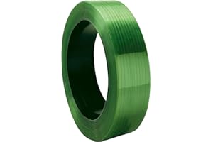 COMPLETE PACKAGING PRODUCTS CPP 3/4" x .040" x 3000' Smooth & Waxed Polyester Strapping for Pallet Banding, Heavy Duty Box Straps, Brick and Lumber Packaging