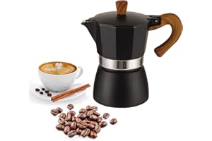 Ofenrd Stovetop Espresso Maker Moka Pot,3-Cups Classic Stovetop Espresso Machine,For Classic Italian Espresso,Portable Alumin