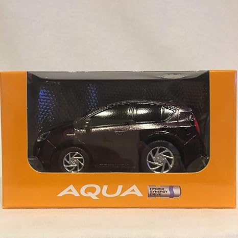 Amazon Co Jp 非売品 Toyota Aqua ディーラー特注 トヨタ アクア プルバックカー ミニカー モデルカー 紫茶色 パープル ブラウン ホビー 通販
