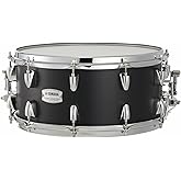 The Yamaha Tour Custom 14" x 6.5" Snare Drum with 6-ply 100% Maple Shell in Licorice Satin, All-Purpose Snare For the Serious and Working Drummer