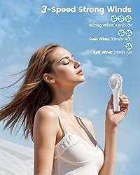 Edvision Handheld Fan, Portable Fan Mini Fan