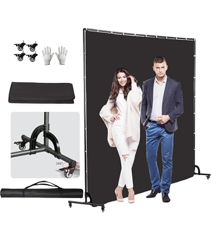 Sliding Backdrops 7x10ft Backdrop Kit 7x10ft White Photo Backdrop With Stand Kit ...