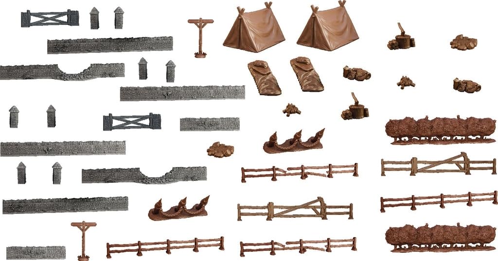 Mantic Games MGTC123 TerrainCrate: Battlefield, Multi