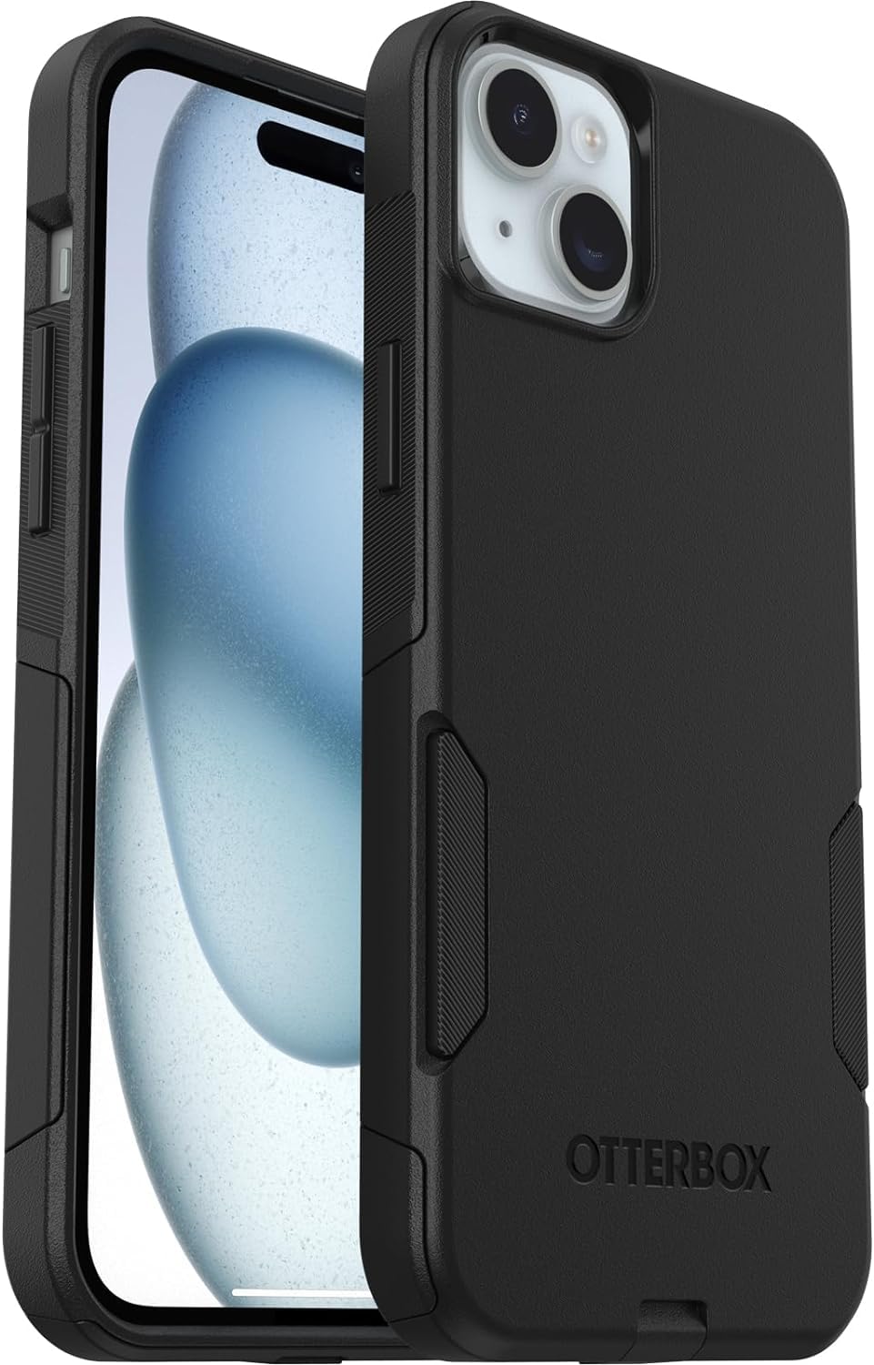 Photo 1 of OtterBox iPhone 16e, iPhone 15, iPhone 14, and iPhone 13 Commuter Series Case - MagSafe Edition - Black, Slim & Tough, Pocket-Friendly, with Port Protection