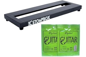 Ex Stompbox Guitar Effects Pedalboard Mini with Pedals Mountain Tape & Cable Tie (14")