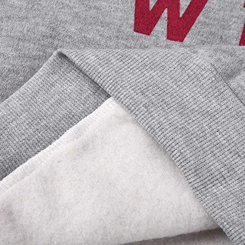 image for TIANRUN Women Loose O Neck Long Sleeve Fall Winter Letter Print Sweats