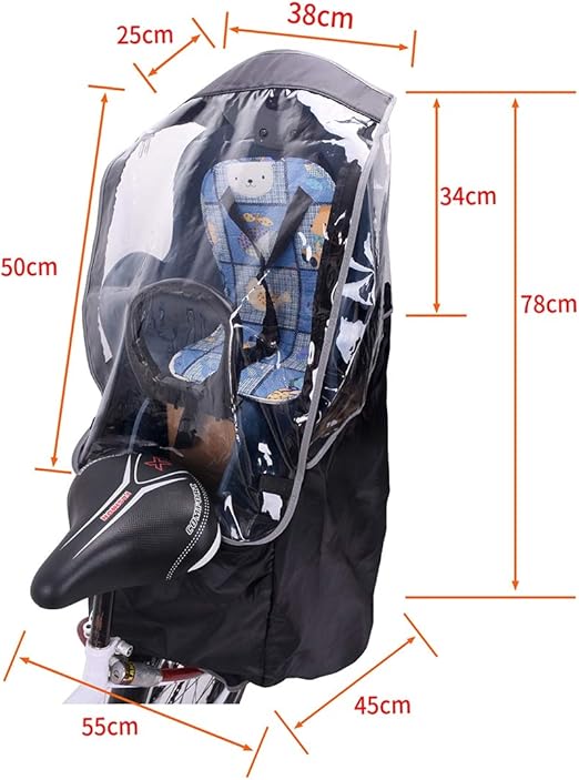 child bike seat accessory rain cover