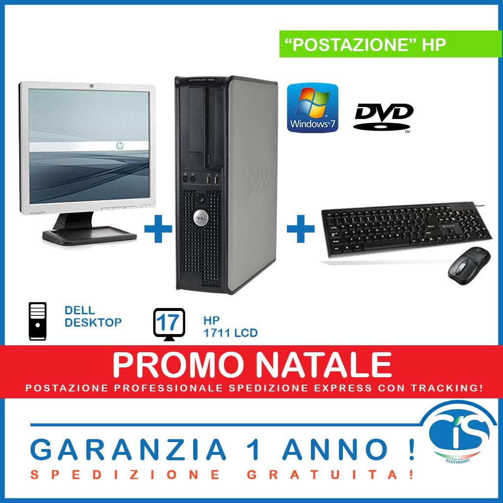 Immagini Natale Windows 7.Postazione Informatica Hp Dell 17 Pc Computer Fisso Desktop Lcd Ricondizionato Windows 7 Lcd Pronto All Uso Ricondizionato Garantito Amazon It Informatica