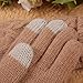 ELMA Women's Wool Knitted Winter Gloves Mittens Super Warm Lined Texting Touchscreen (One size, Apricot)