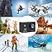 2.0-Inch WiFi Underwater Camera 12MP Sports Action Camera Diving 30M Waterproof Camera, HD 1080P Motorcycle Helmet Cam Bicycle Action Camcorders for Riding, Racing, Skiing, Motocross and Water Sports