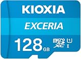 Kioxia 128GB EXCERIA U1 C10 MicroSD Memory Card 100MBs Full HD Video