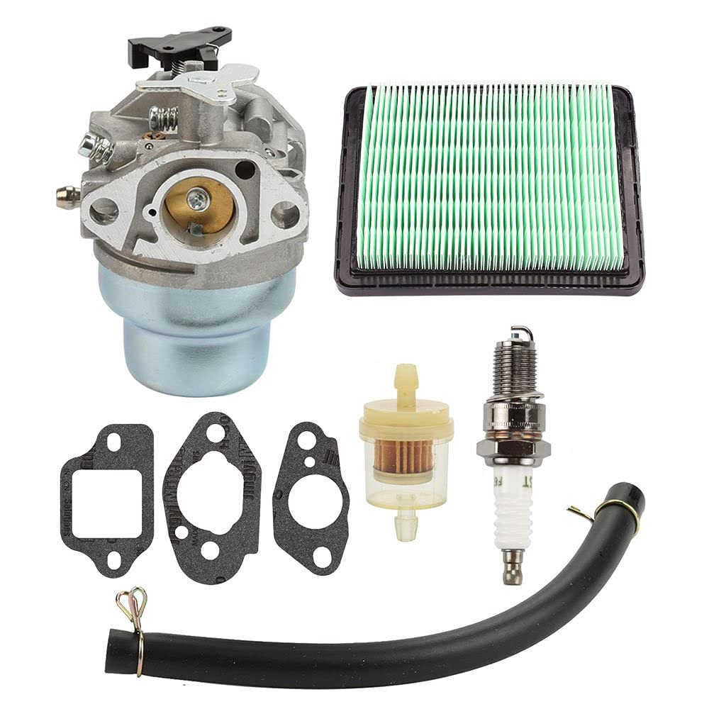 ANCLLO Carburetor with Gasket Spark Plug Fuel Air Filter kit for GCV160 GCV160A GCV160LA HRB216 HRS216 HRR216 HRT216 HRZ216