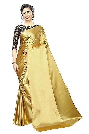 Womens Jacquard Silk Saree With Blouse Piece
