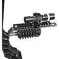 - QI HUO JU - Archery Bow Flashlight Mount Universal Bowfishing Light Mount Stabilizer Holder for Compound Bow Outdoor Hunting Shooting Accessories