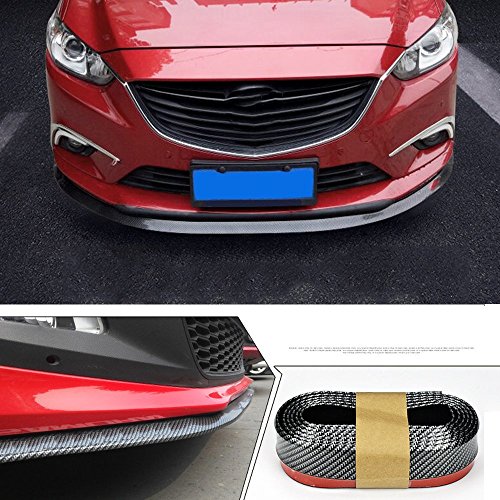 Buy SEAMETAL Front Spoiler Lip Bumper Guard 8ft Auto Parts Universal Fit Carbonfiber Car Front