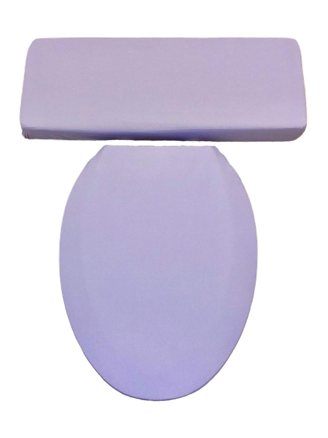 Solid Lavender Bathroom Decor Toilet Seat Lid Tank Lid Cover Set