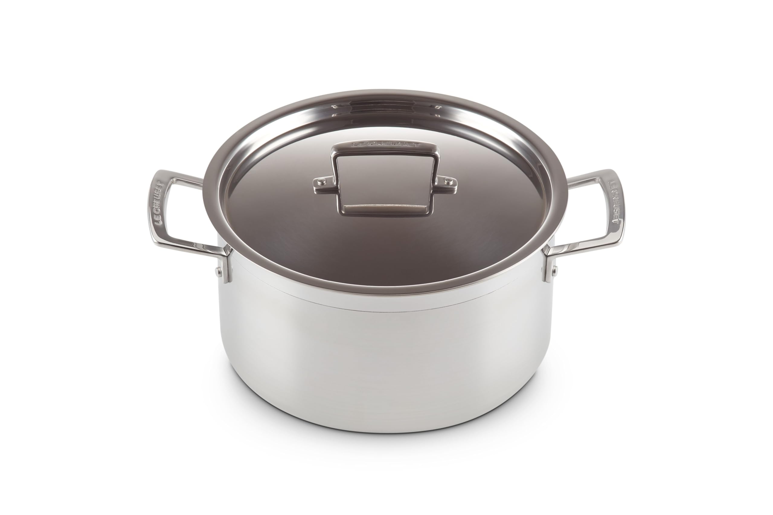 Le Creuset 3-Ply Stainless Steel Deep Casserole with Lid, 24 x 13.3 cm, 96200624001000 — image 1