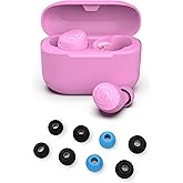 JLab Go Air Pop+ True Wireless Bluetooth Earbuds in Pink Plus Cloud Foam Mnemonic Earbud Tips