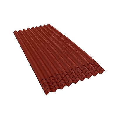 903 Corrugated Asphalt 5 Pack Roofing, Red