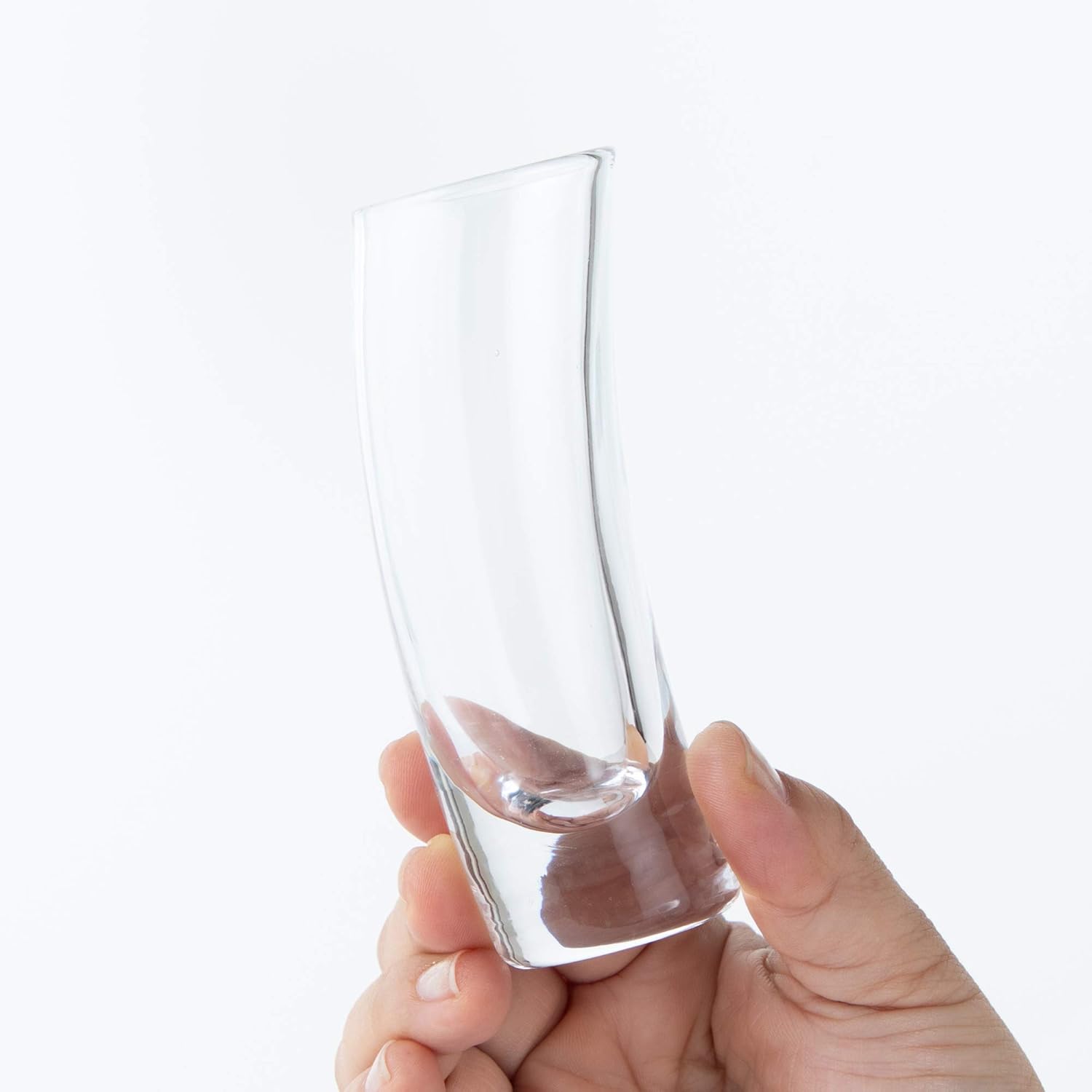 東洋佐々木ガラス 変形ショットグラス 花かざり