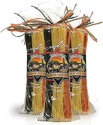 Intermountain Pasta Flavored Pasta Rainbow Angel Hair Certified Kosher - 3 pack