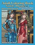 Adult Coloring Book Variety Themes #1: Stress Relief Activity by Jess Perna